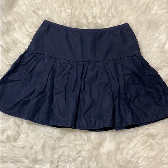 J Crew Navy Swish Skirt Size 4 - Picture 3 of 5